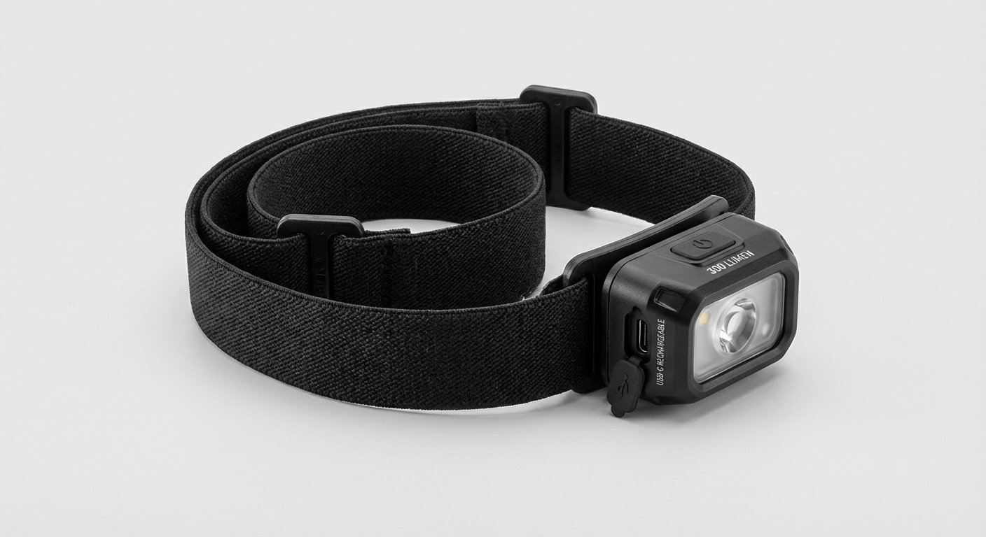 Alpine Folk Headlamp 300 Lumen USB-C high-powered headlamp