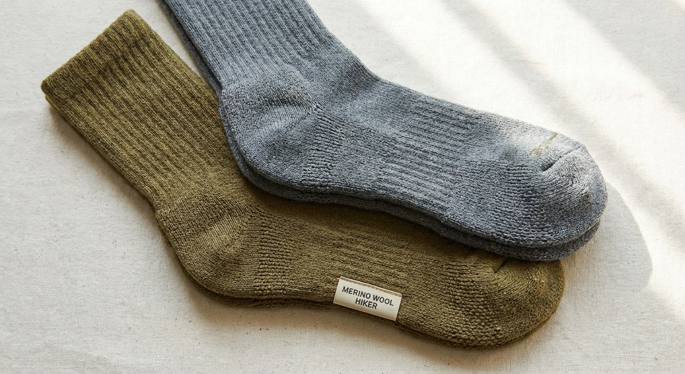 Alpine Folk Merino Wool Hiking Socks — Crew (2-pack) crew socks